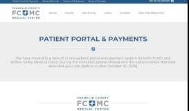 
							         Online Patient Portal & Payments | SE Idaho & Utah | FCMC								  
							    