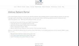 
							         Online Patient Portal - Winston-Salem, NC: Triad Ophthalmic ...								  
							    