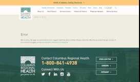 
							         Online Patient Registration and Patient Portal Help | Contact Us | CRH								  
							    