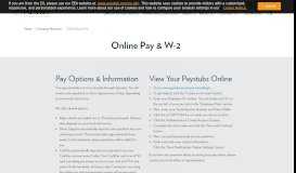
							         Online Pay & W-2 - Aerotek Contractor Resources - Aerotek.com								  
							    