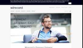 
							         Online Payment Gateway - WIRECARD UK & Ireland								  
							    