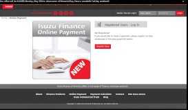 
							         Online Payment - Isuzu Finance of America, Inc - Isuzu ...								  
							    