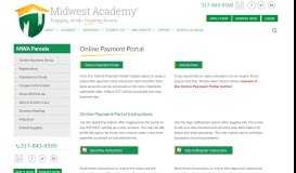 
							         Online Payment Portal | Midwest Academy - Carmel | Midwest Academy								  
							    