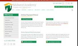 
							         Online Payment Portal | Midwest Academy - Carmel | Midwest ...								  
							    