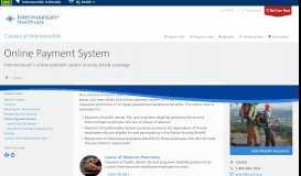 
							         Online Payment System - Intermountain Healthcare								  
							    