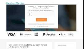 
							         Online Payment Systems: 11 Easy To Use UK ... - Merchant Machine								  
							    