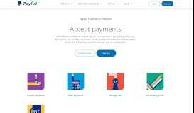 
							         Online Payment Systems - Payment Gateways - PayPal AU								  
							    
