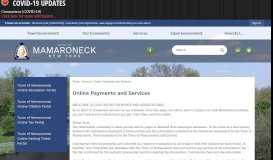 
							         Online Payments and Services | Mamaroneck, NY - Town of ...								  
							    