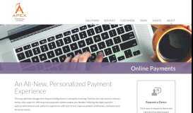 
							         Online Payments | Apex Revenue Technologies								  
							    