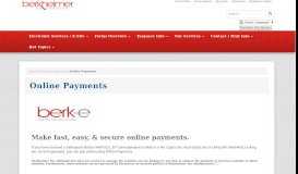 
							         Online Payments | Berkheimer								  
							    