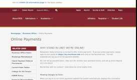 
							         Online Payments » Business Office » MSU Texas »								  
							    