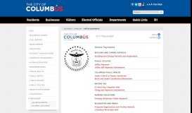 
							         Online Payments - City of Columbus								  
							    