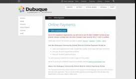 
							         Online Payments - Dubuque Community Schools								  
							    