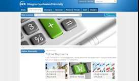 
							         Online Payments | Glasgow Caledonian University | Scotland, UK								  
							    