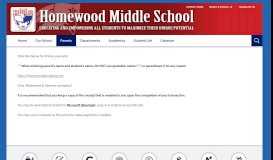 
							         Online Payments - Homewood City Schools								  
							    