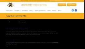 
							         Online Payments - Leichhardt Public School								  
							    