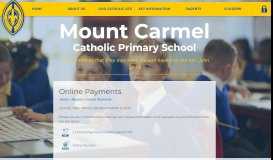 
							         Online Payments | Mount Carmel Catholic Primary School								  
							    