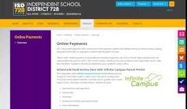 
							         Online Payments / Overview - ISD 728								  
							    