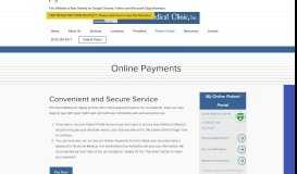 
							         Online Payments | Pinehurst Medical Clinic								  
							    
