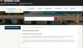 
							         Online Payments Portal | Luzerne County, PA								  
							    