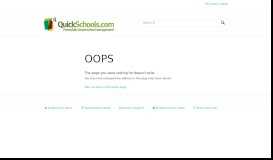 
							         Online Payments – QuickSchools Support								  
							    