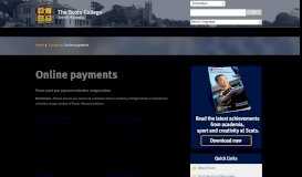 
							         Online payments | The Scots College								  
							    