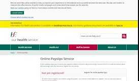 
							         Online Payslips Service - HSE.ie								  
							    