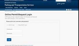 
							         Online Permit Request Login - cal state fullerton parking								  
							    
