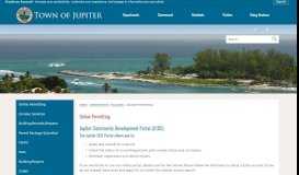 
							         Online Permitting | Jupiter, FL - Official Website								  
							    
