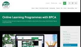 
							         Online Pest Control Training through BPCA Online Learning Portal								  
							    
