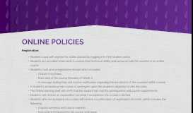 
							         Online Policies | Sullivan University								  
							    