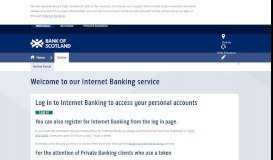 
							         Online Portal - Bank of Scotland								  
							    