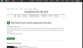 
							         Online-Portal berichtet von Haftstrafe ... - Westfalen-Blatt								  
							    