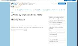 
							         Online Portal | DAAD Office New York								  
							    