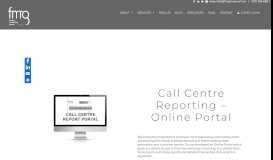 
							         Online Portal Demo | Call Centre Reporting | Forrest Marketing Group								  
							    
