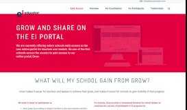 
							         Online Portal - Educator Impact								  
							    