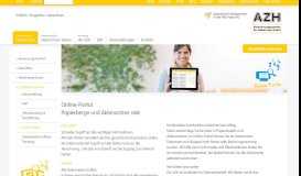 
							         Online-Portal | Hebammen AZH								  
							    