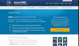 
							         Online Portal - Internet Power								  
							    
