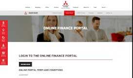 
							         Online Portal - Mitsubishi Motors								  
							    