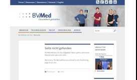 
							         Online-Portal stellt MedTech-Region Tuttlingen vor - BVMed								  
							    