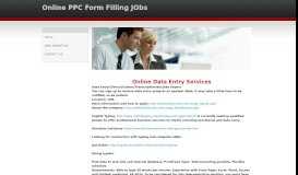 
							         Online PPC Form Filling JObs - Home								  
							    