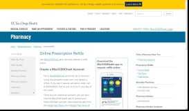 
							         Online Prescription Refills | UC San Diego Health								  
							    