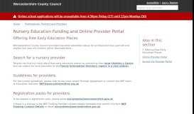 
							         Online Provider Portal | Nursery Education Funding and Online ...								  
							    
