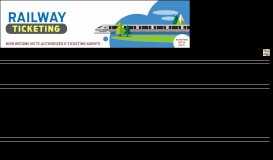 
							         Online Railway Ticket Booking | IRCTC E-Agents | Authorised Railway ...								  
							    