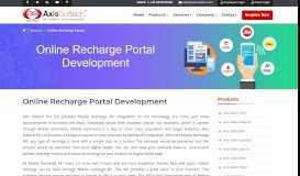 
							         Online Recharge Portal Development | Recharge API Integration								  
							    