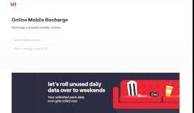 
							         Online Recharge Prepaid - Mobile Recharge Offers | Idea								  
							    