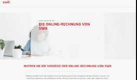 
							         Online Rechnung | Service | swb								  
							    