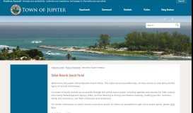
							         Online Records Search Portal | Jupiter, FL - Official Website								  
							    