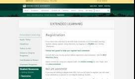 
							         Online Registration | Extended Learning | Bemidji State University								  
							    