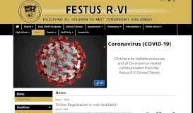 
							         Online Registration is now Available! - Festus R-VI								  
							    
